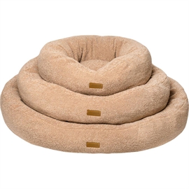 Ozami Teddy Plys Hundeseng - Beige  - Flere størrelser